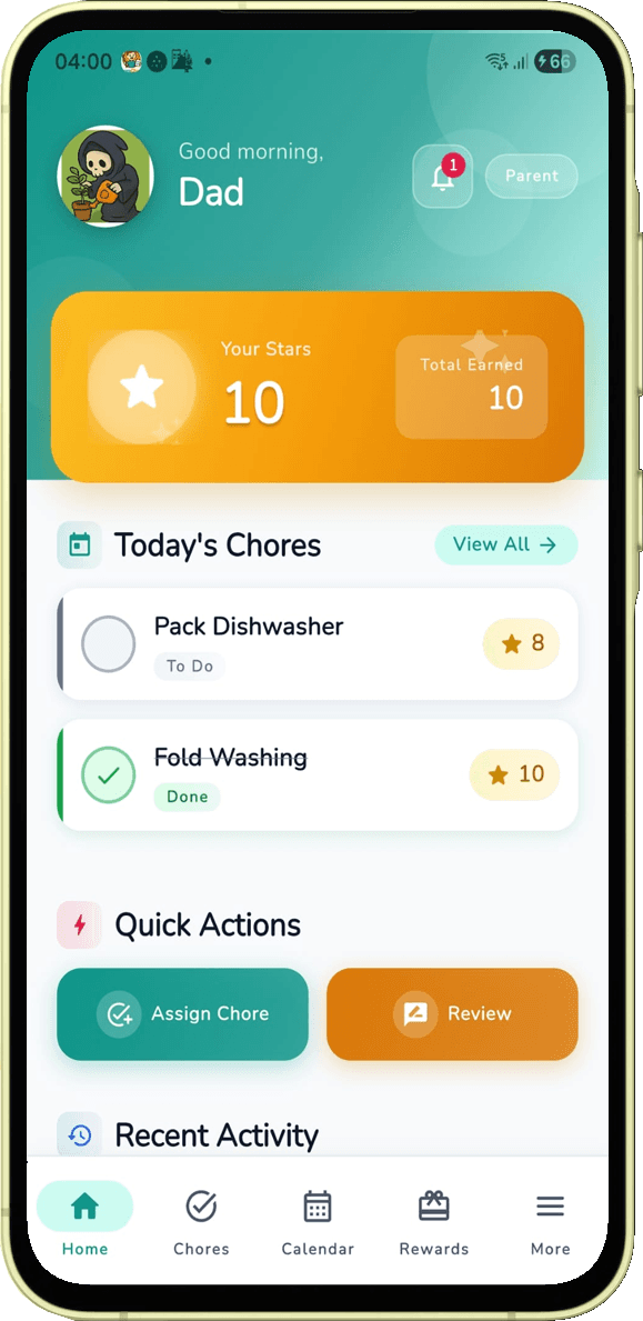 ChoreChamp Dashboard